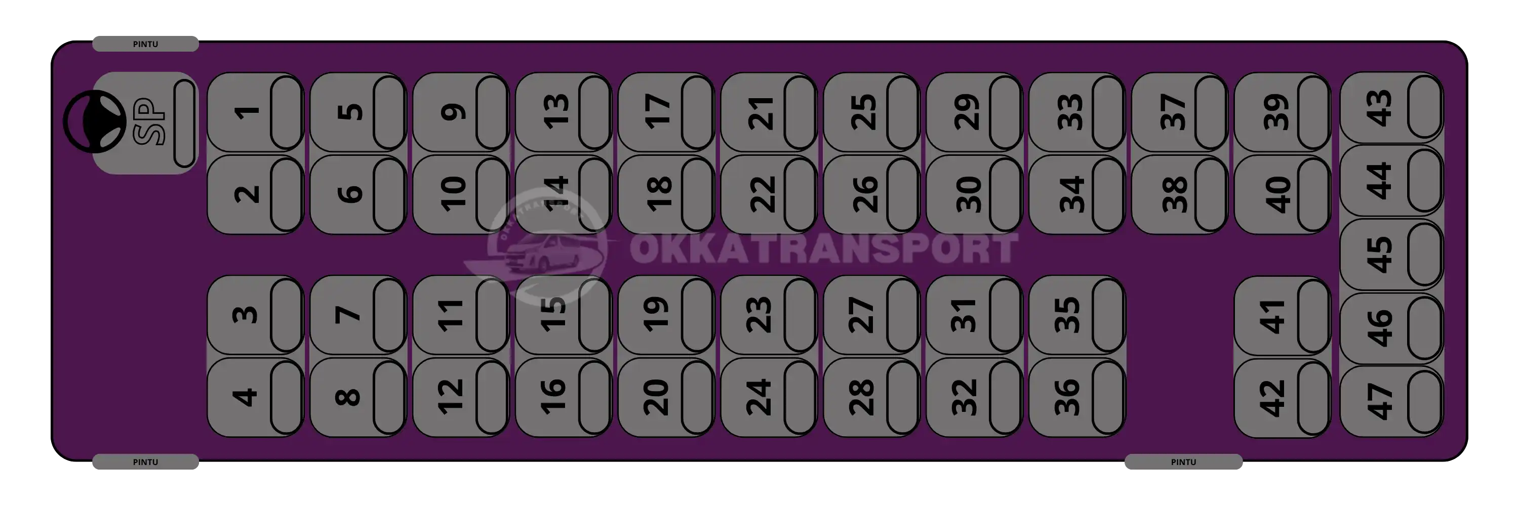 Seat 47 - 47 seat
