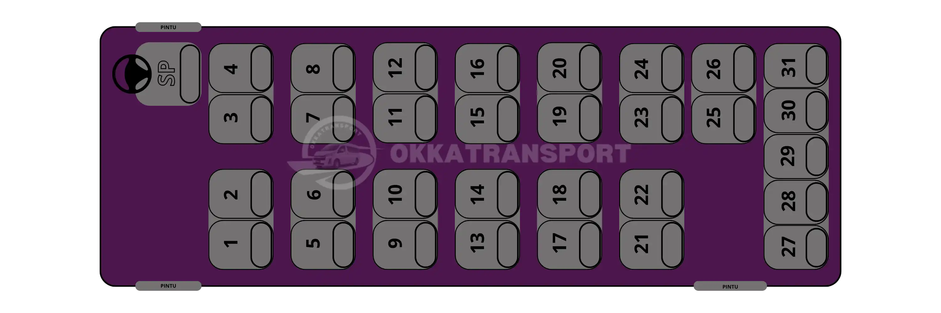 Seat 31 - 31 seat